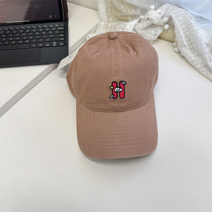 Women's Casual Embroidered Baseball Cap Bowlift