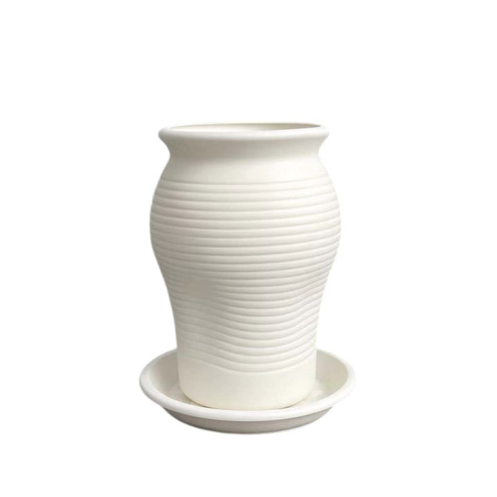 Decorative Textured Planter Vase Bowlift