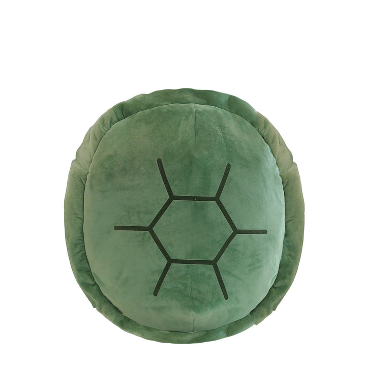 Oversized Plush Turtle Shell Round Lumbar Pillow