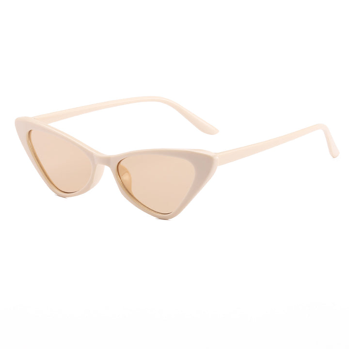 Women's Cat-Eye Sunglasses with Animal Print and UV Protection Bowlift