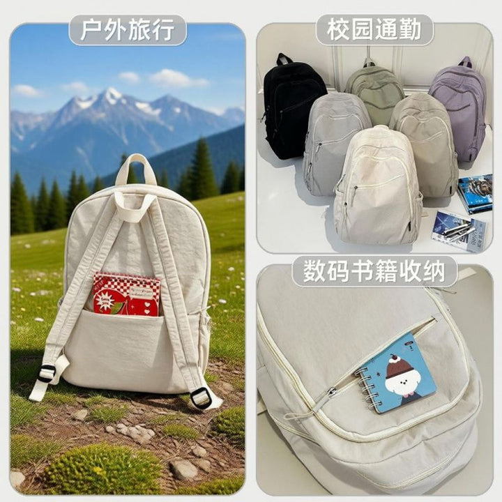 Lightweight Multi-Compartment Travel Backpack Bowlift