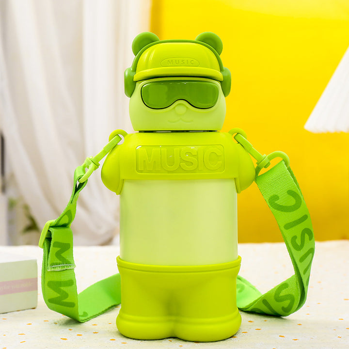 Ladies Stylish Drinking Bottle in Charming Bear Design Bowlift
