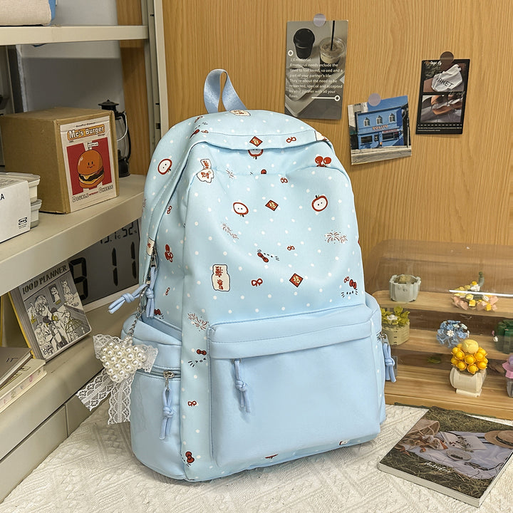 Playful Illustrated Cartoon Backpack Bowlift