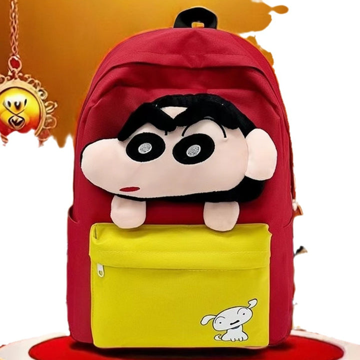 Plush backpack with character design Bowlift