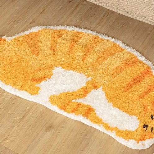 Cute Animal-Shaped Bowlift Rug