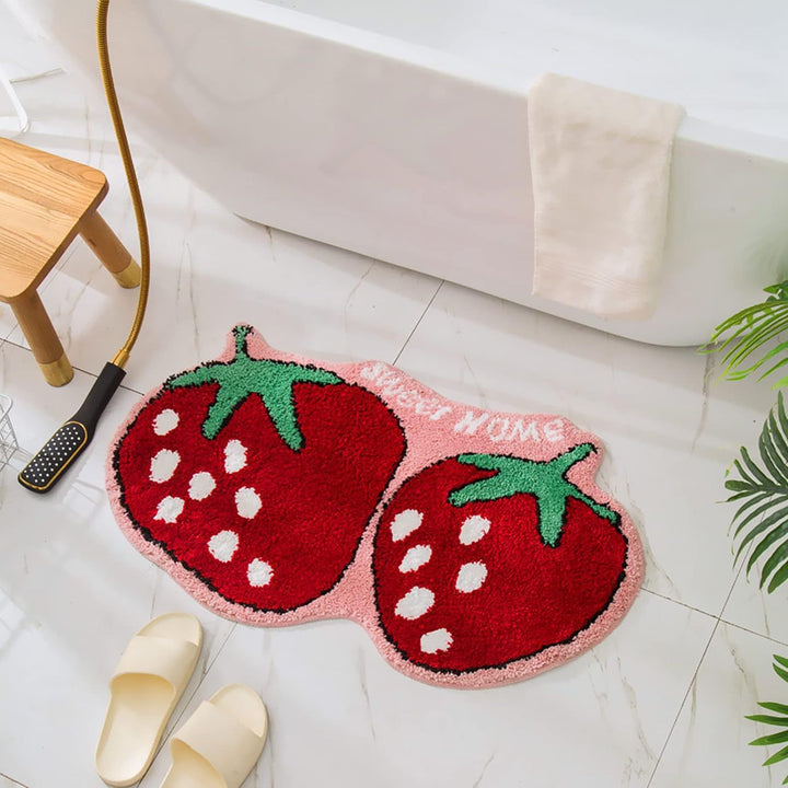 Lemon Slice Shape Bath Mat Bowlift