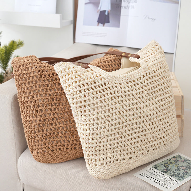 Handcrafted mesh tote bag Bowlift