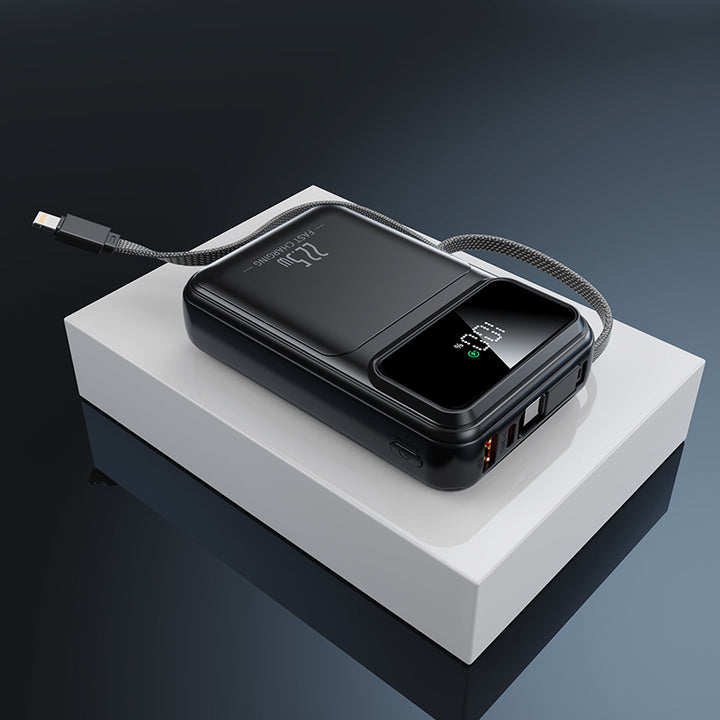 Portable Powerbank with Digital Charge Level Indicator and Fast Charge Function Bowlift