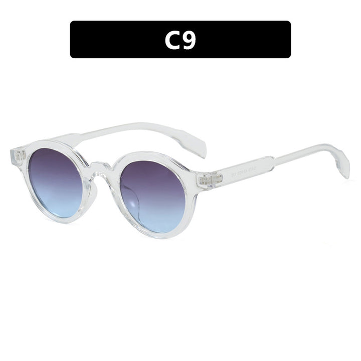 Women's fashionable round sunglasses with high-quality, flexible frame Bowlift