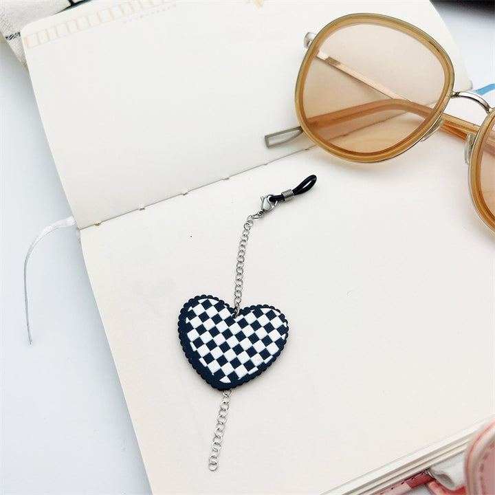 Heart-Designed Eyewear Chain Holder Bowlift