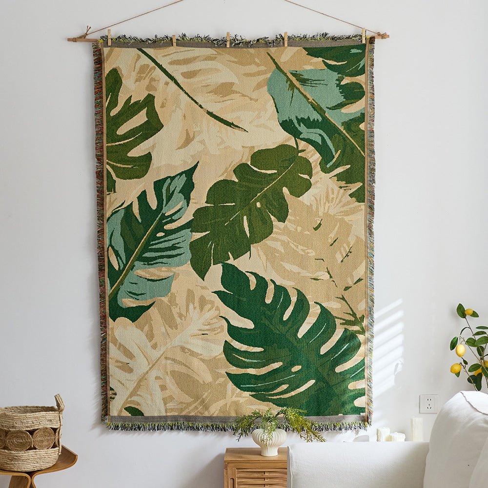 Artistic Woven Tapestry Throw