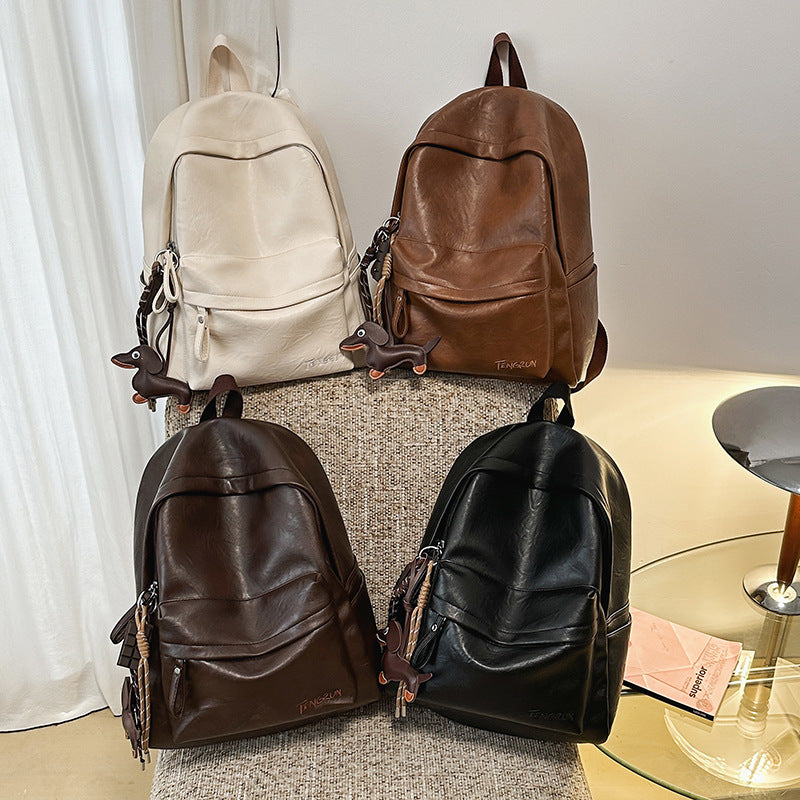 Leather Backpack Bowlift