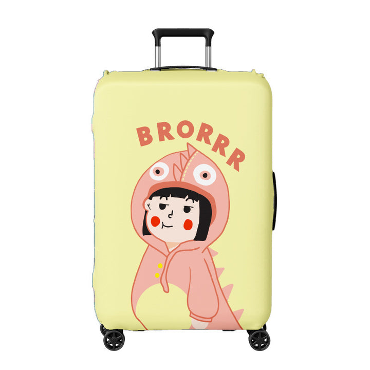 Unisex hard-shell travel suitcase with creative ice cream design Bowlift