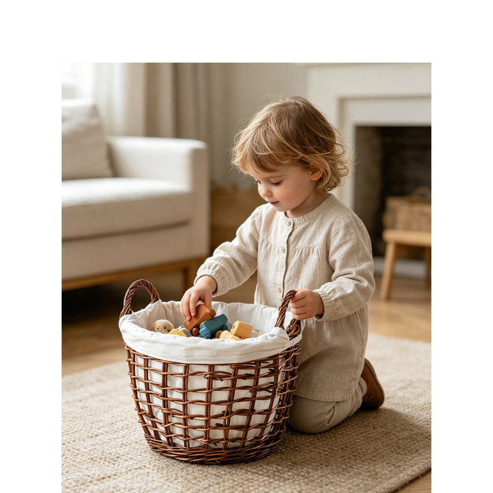 Handcrafted basket with cotton lining Bowlift