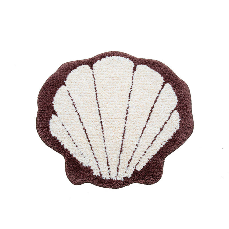 Shell-Shaped Bath Mat Bowlift