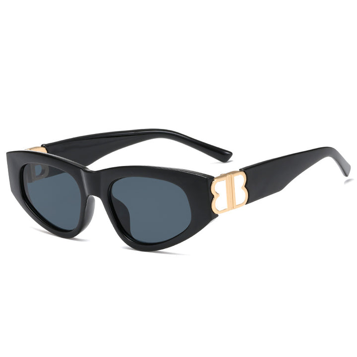 Women Cat-Eye Sunglasses with elegant plastic and luxurious metal details Bowlift