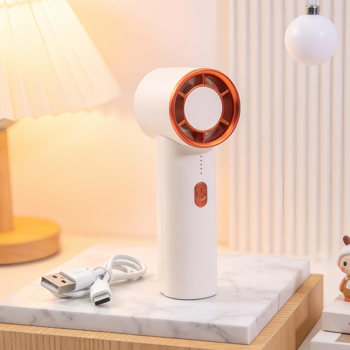 Ladies portable USB hand fan with modern design Bowlift