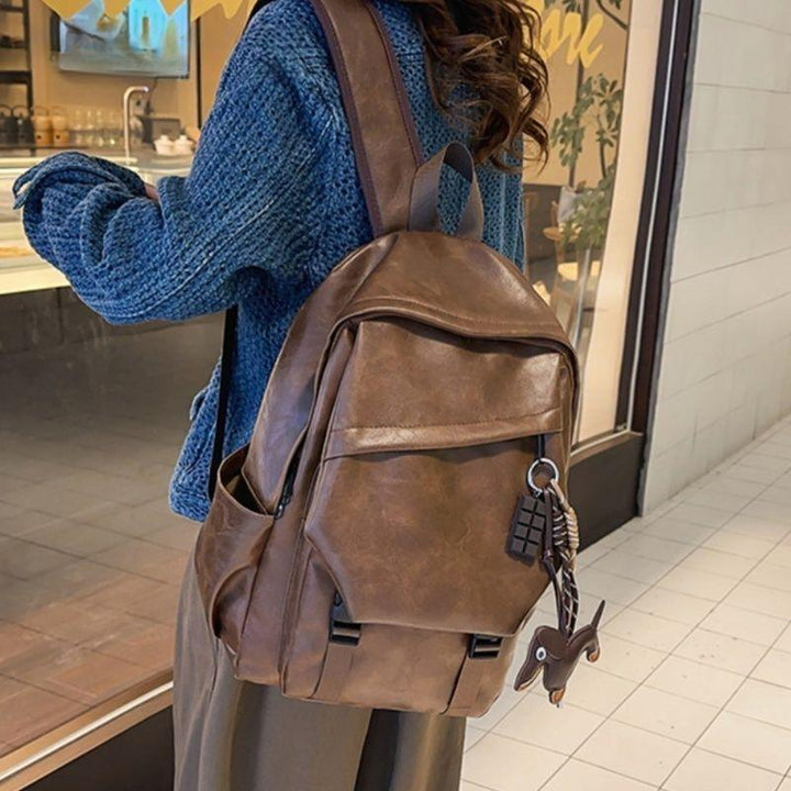 Eco-Friendly Leather Backpack Bowlift