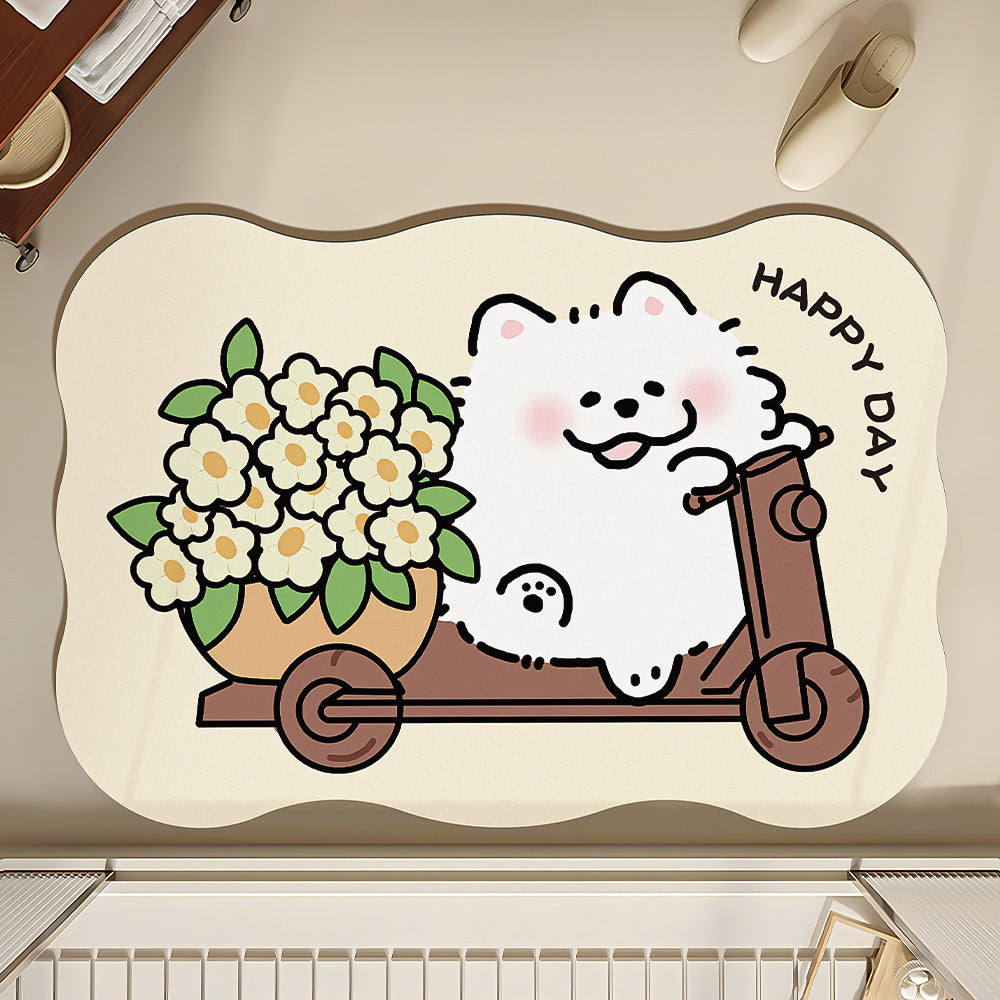 Playful Pet-Themed Indoor Area Rug