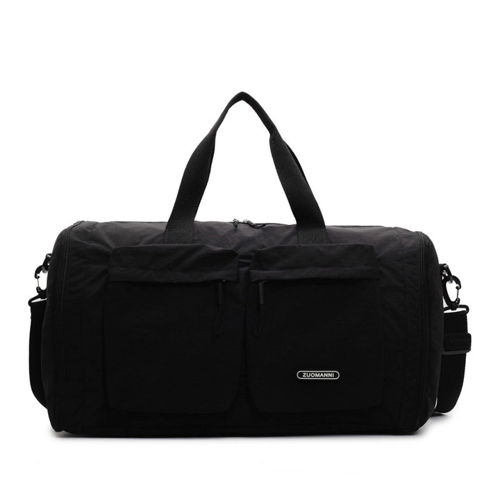 Sporty Travel Bag With Several Exterior Pockets Bowlift