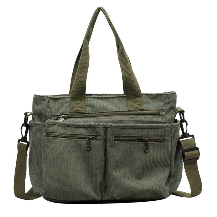 Durable shoulder bag with multiple compartments Bowlift