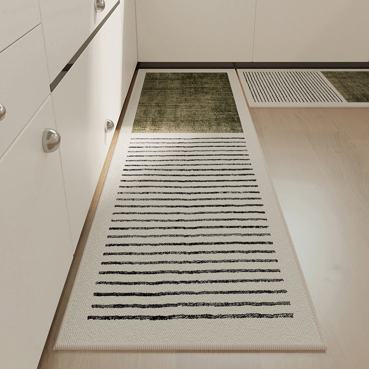 Geometric Pattern Kitchen Runner Mat