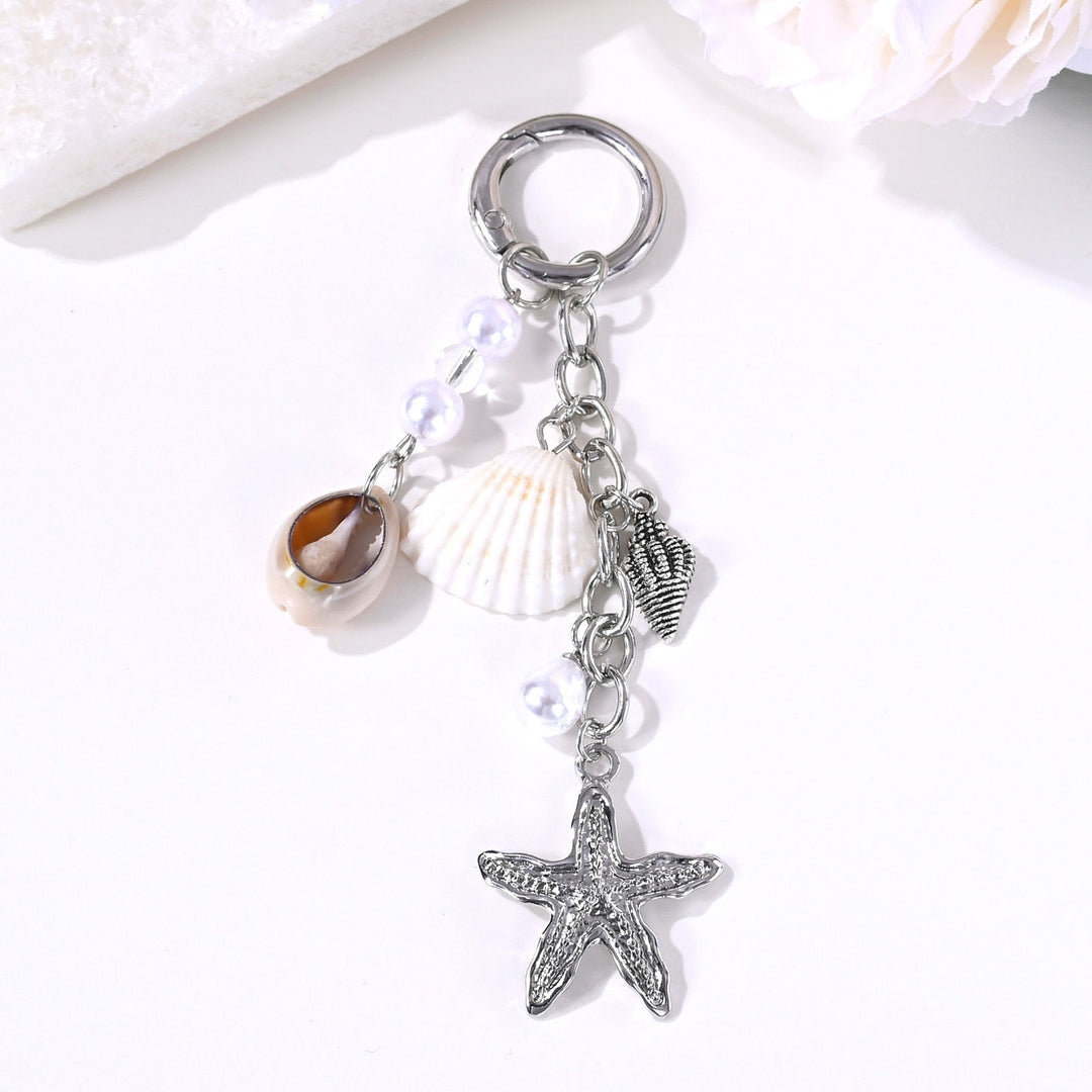 Keychain with Maritime Star Motif Bowlift