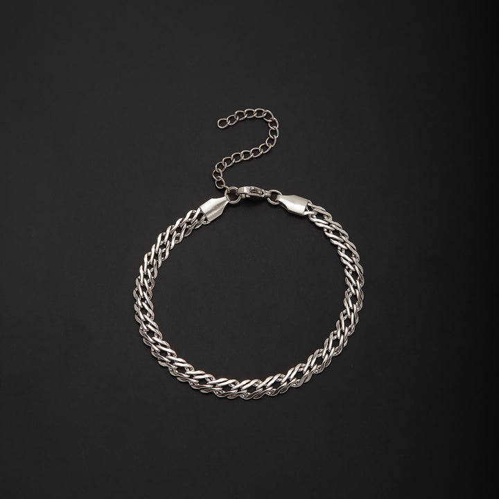 Stylish Interwoven Chain Bracelet Bowlift