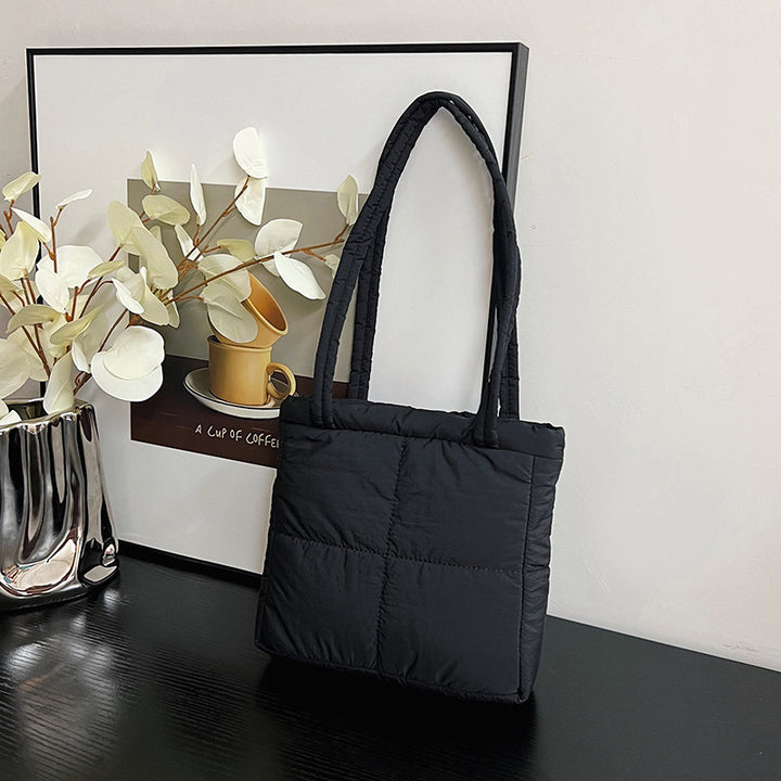Stylish Quilted Tote Bag Bowlift
