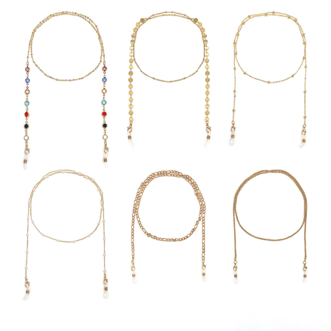 Colorful Beaded Eyewear Chain Bowlift