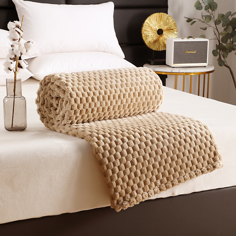 Women Soft and Cozy Plaid Blanket Bowlift