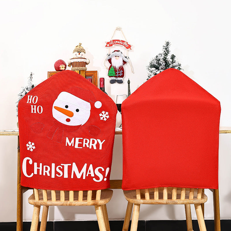Festive chair covers with Christmas motif Bowlift