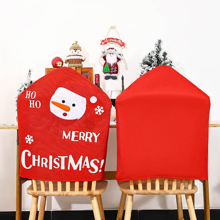 Festive chair covers with Christmas motif Bowlift