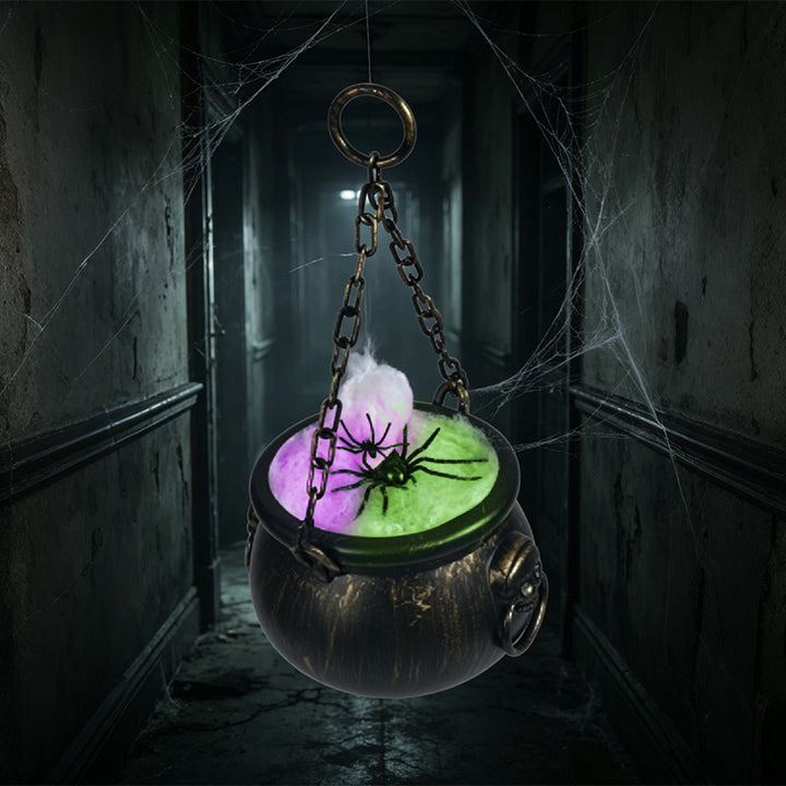 Spooky Illuminated Cauldron Decoration Bowlift