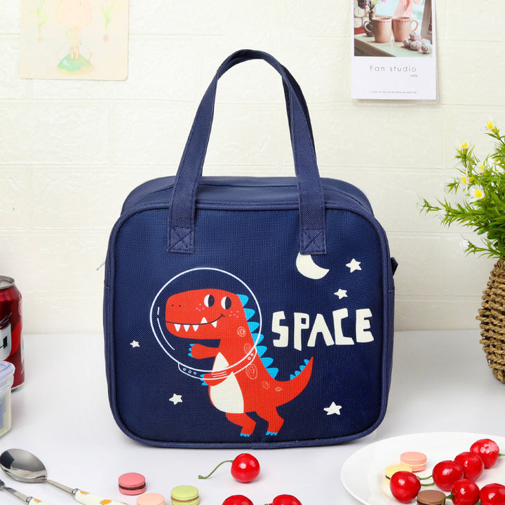 Children's Insulated Bear-Themed Lunch Bag Bowlift