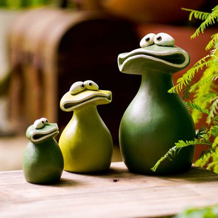 Playful Frogs Decorative Items Bowlift