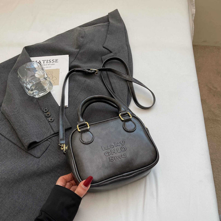 Sleek Structured Mini Shoulder Bag Bowlift