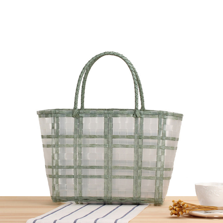 Spacious beach bag with transparent design Bowlift