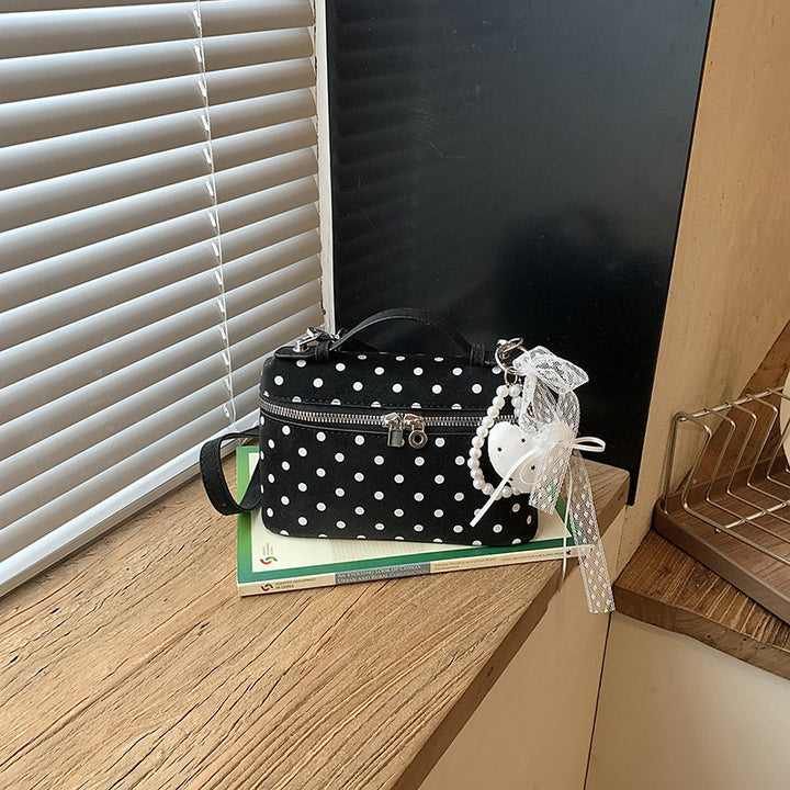 Polka Dot Fashion Handheld Carrier Bowlift