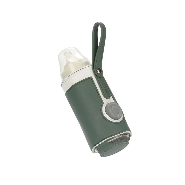 Elegant and Functional Bottle with Leather Sleeve Bowlift