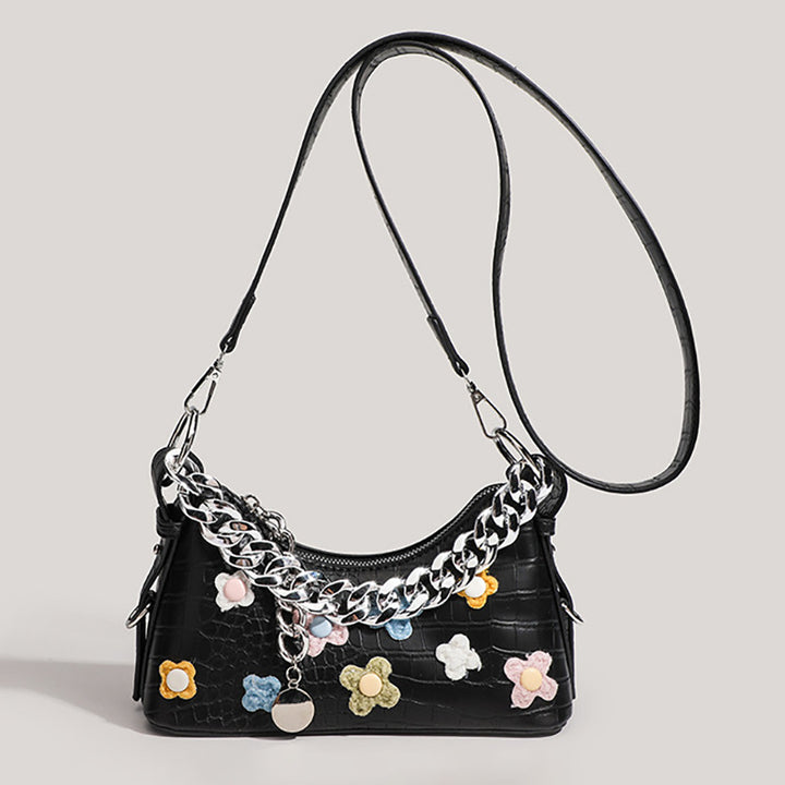 Decorative Chain Strap Handbag Bowlift