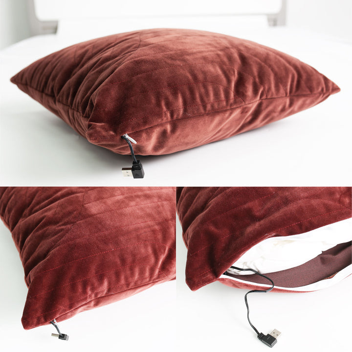 Women's Decorative Cushion Cover with Honeycomb Pattern Bowlift