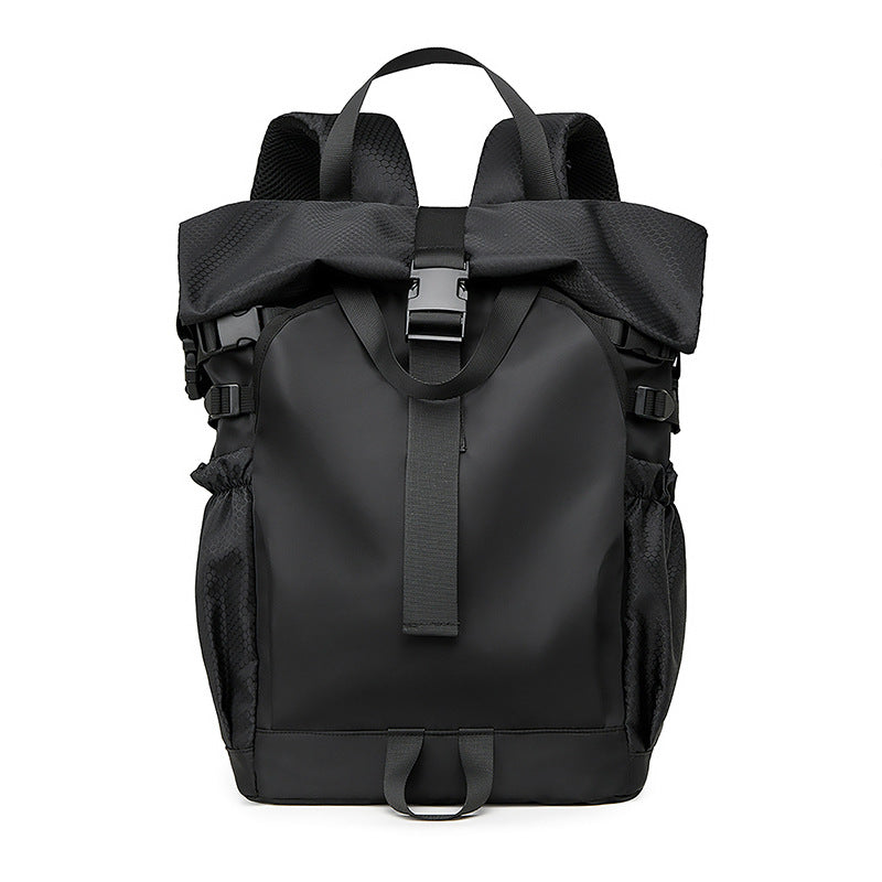 Versatile Outdoor Roll-Top Backpack Bowlift