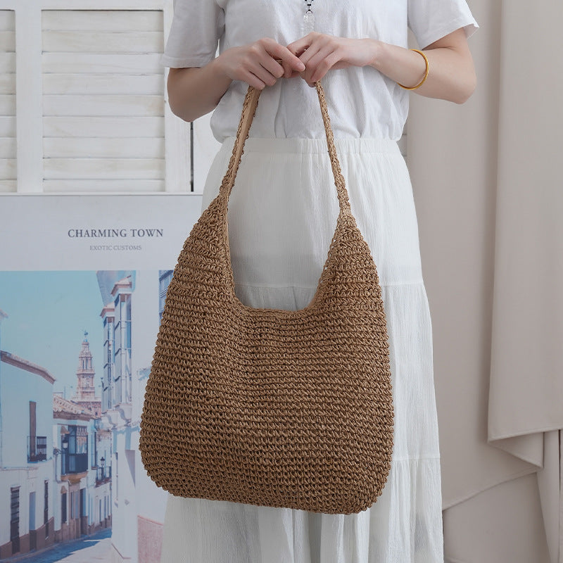 Handmade straw bag Bowlift