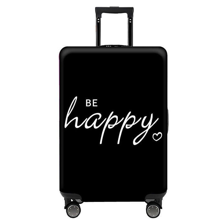 Women's Hard Shell Travel Suitcase with Eye-Catching Phrase Design Bowlift