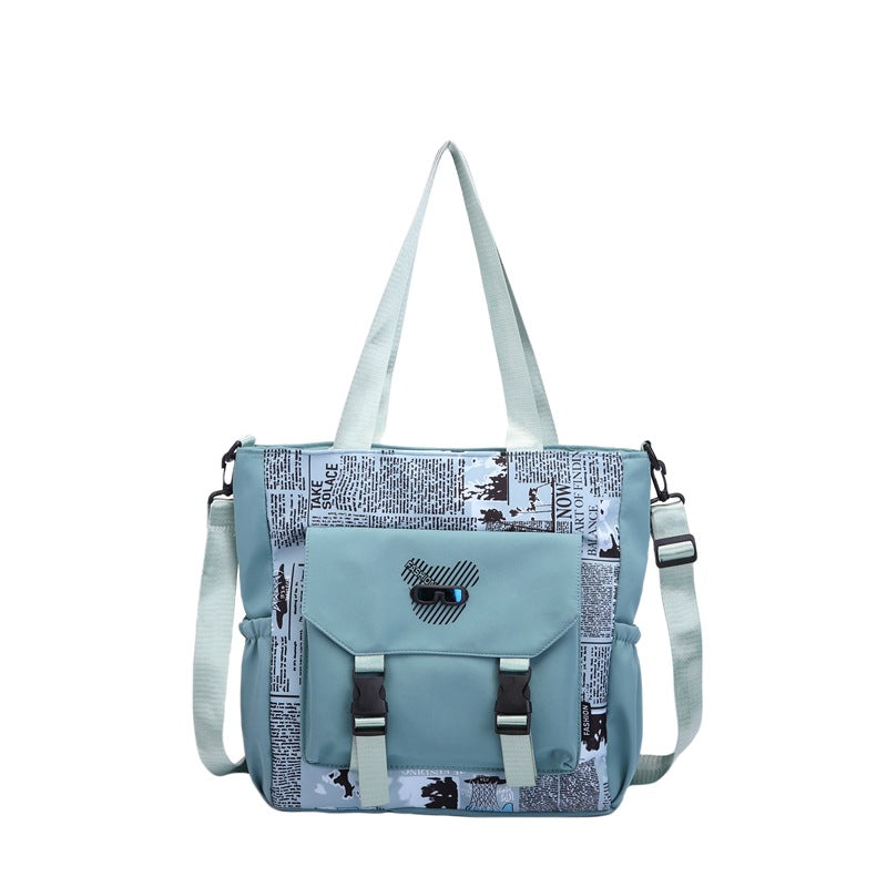 Modern Canvas Shoulder Bag Bowlift