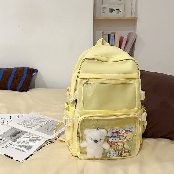 Clear Front Multi-Pocket Backpack Bowlift