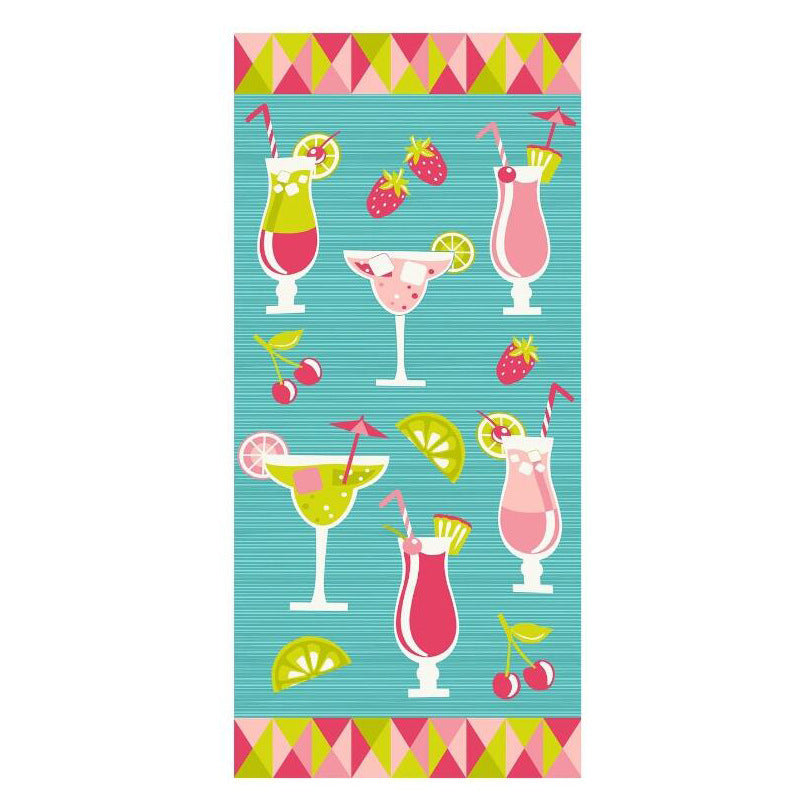 WoTropical Flamingo Beach Towel Bowlift
