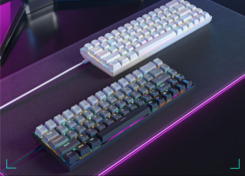 Compact Mechanical Keyboard with Customizable Functions Bowlift