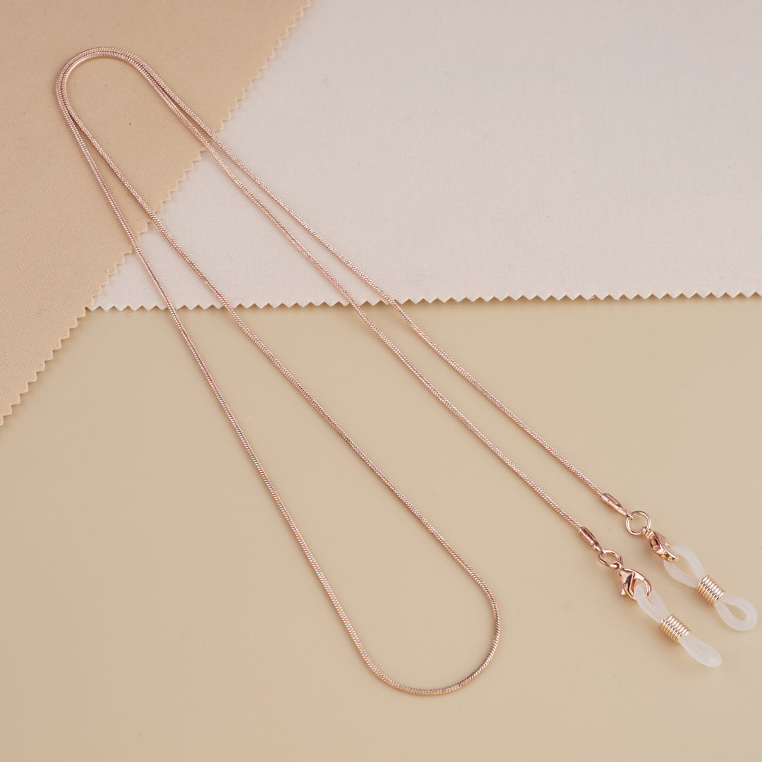 Sleek Metal Eyewear Chain Bowlift